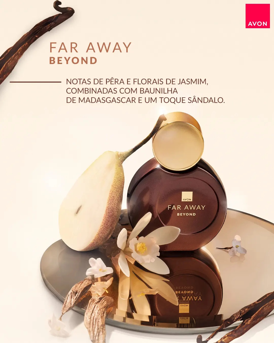 perfume far away beyond avon revendedora